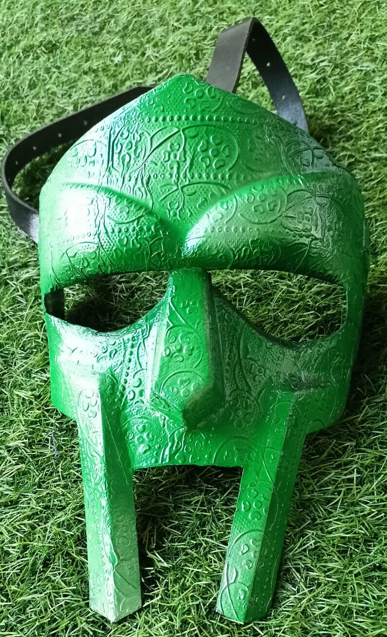 MF DOOM Mask Mad-Villain Mild Steel Face Armour Medieval Hand-Forged Doom Mask