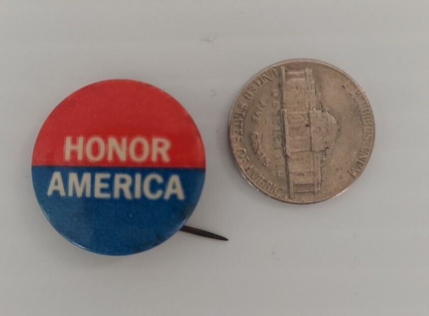 Rare Vintage John F. Kennedy pinback 'Honor America' 1960