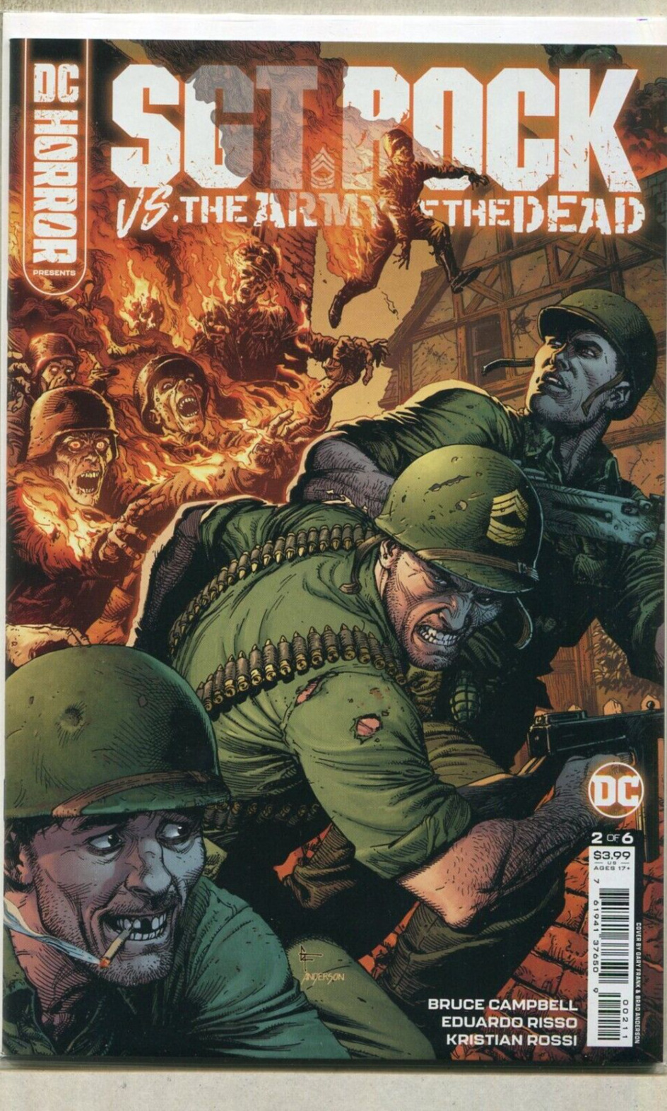 Sgt. Rock Vs The Army Of The Dead #2 of 6 NM   DC Comics **25