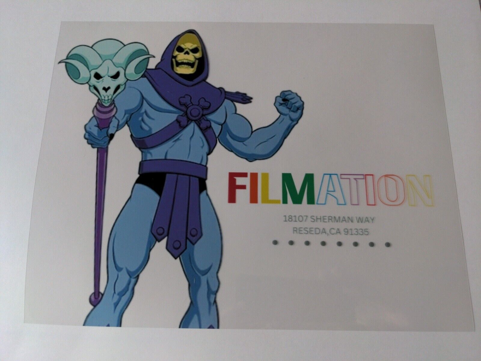HE-MAN ANIMATION CEL ART FILMATION MOTU PUBLICITY CONCEPT She-Ra Vintage F1