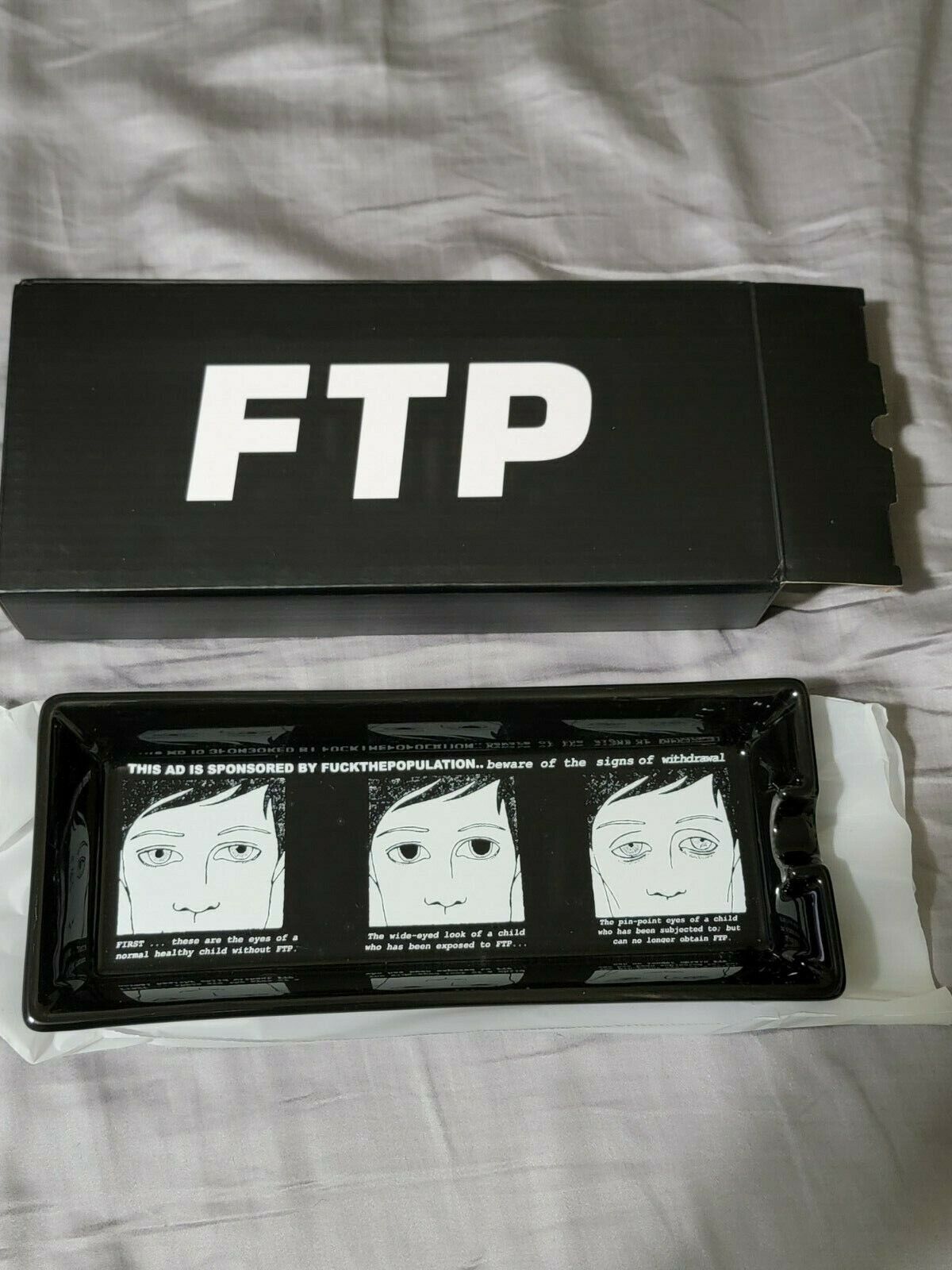FTP Withdrawal Ash Tray Black - Brand New Deadstock 