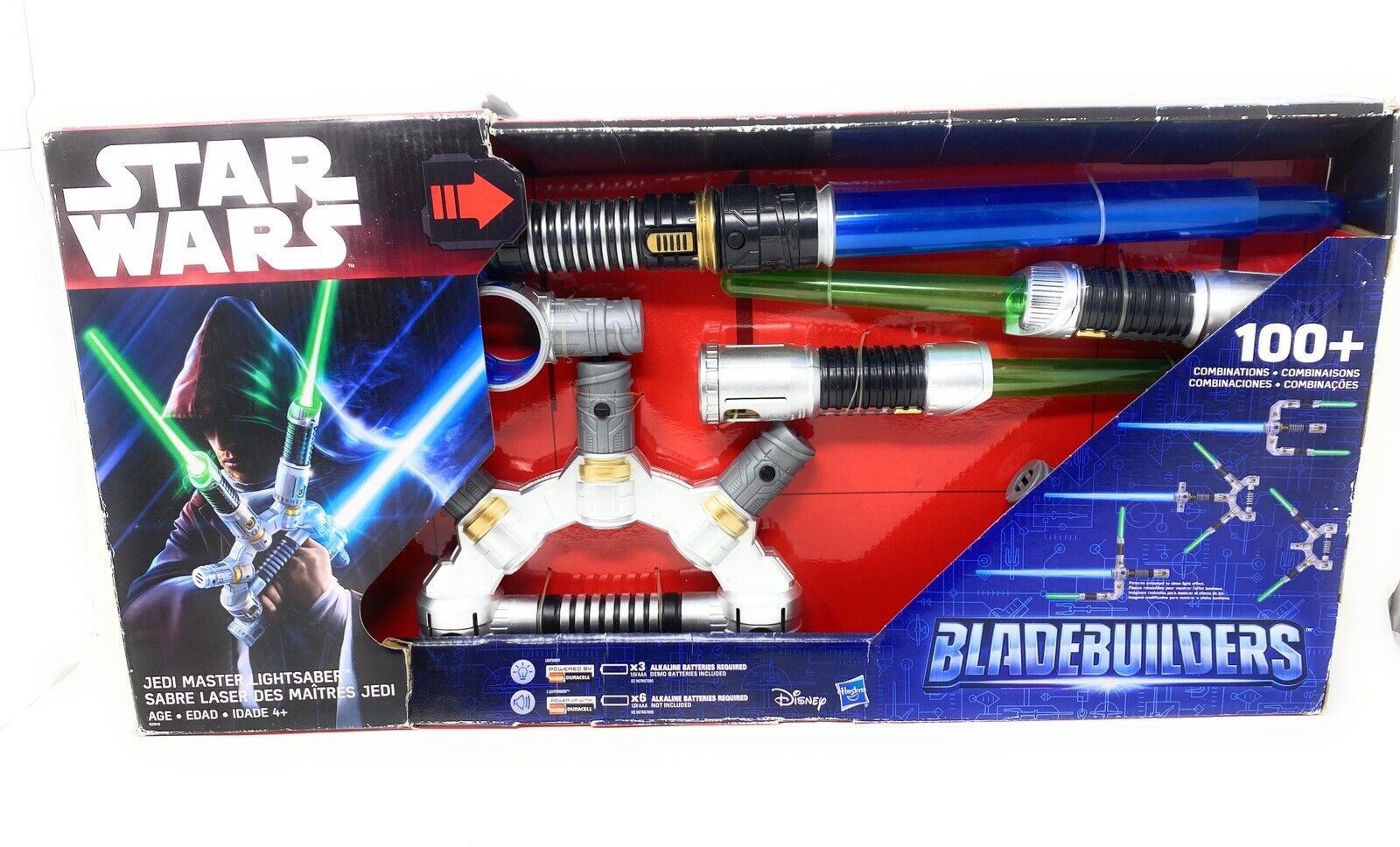 Hasbro Star Wars Bladebuilders Jedi Master 100 Combinations Box Has Damage