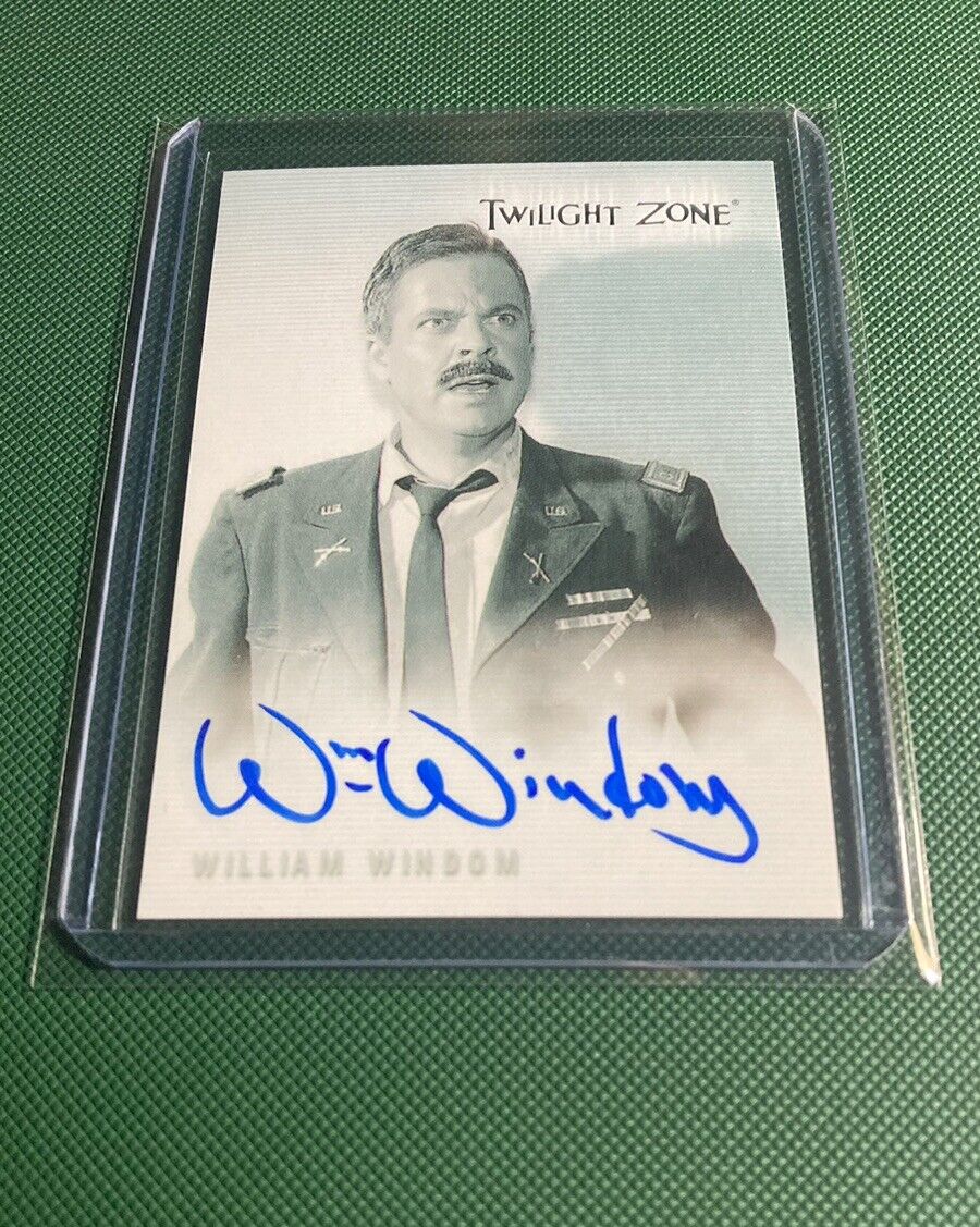 1999 Twilight Zone William Windom Autograph Auto Card A-10