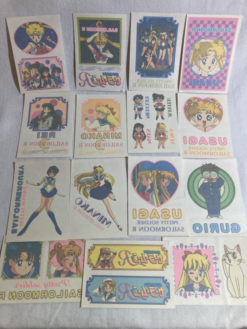 Rare Sailor Moon R Izumi Stickers 15 Pieces Showa Retro