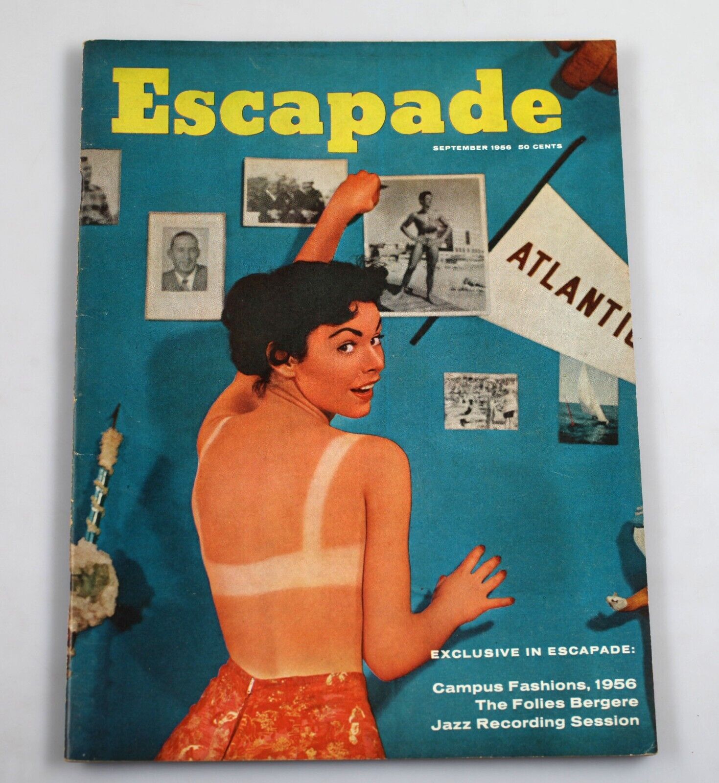 Vintage Cheesecake Pin-Up Magazine Escapade September 1956