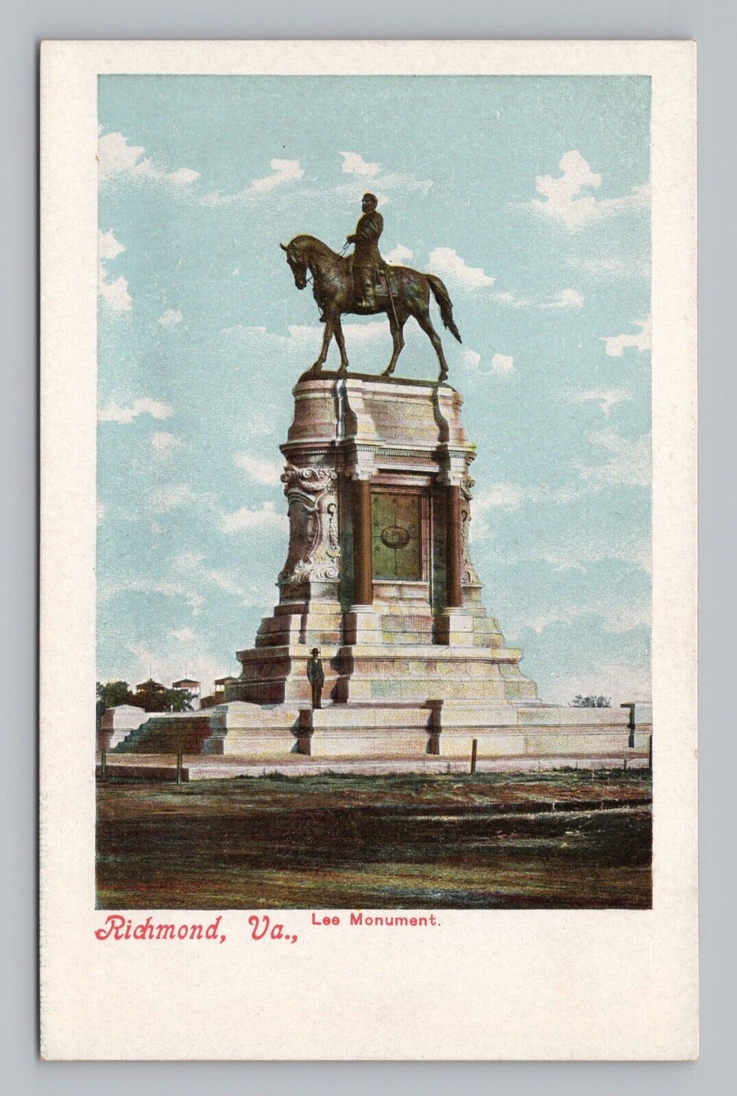 Postcard Lee Monument Richmond Virginia