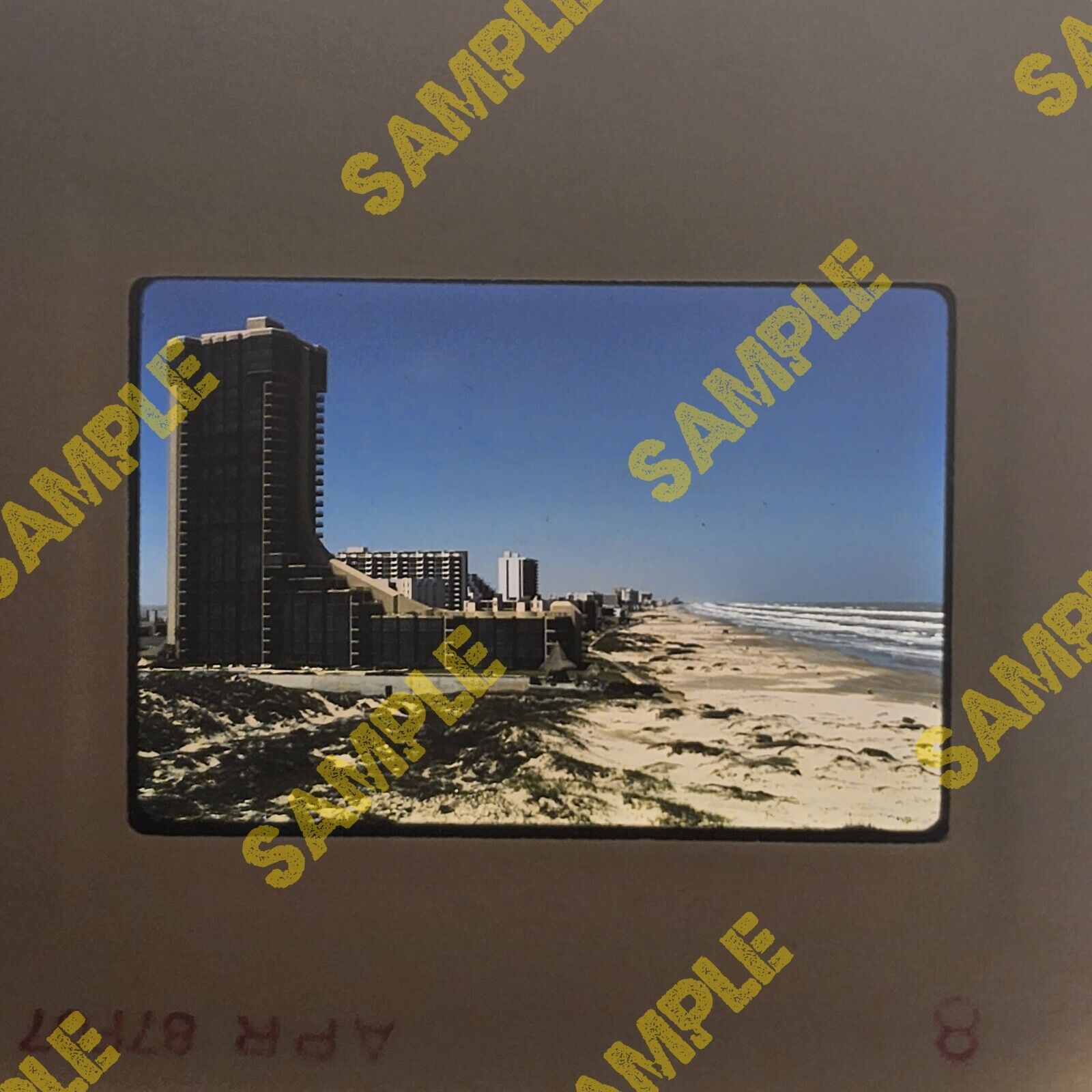 Vintage 35mm Slide - TEXAS 1987 South Padre Island TX