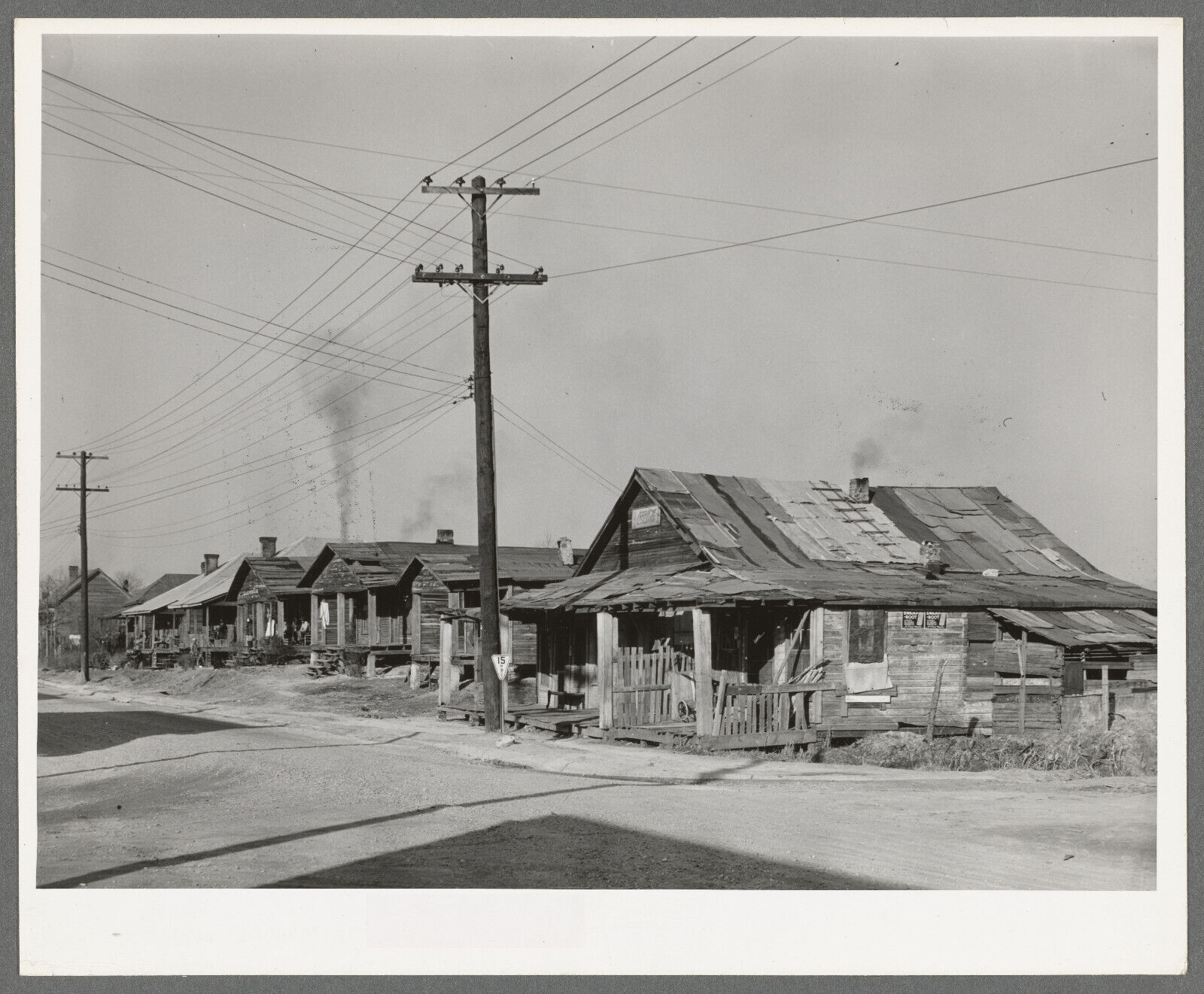 Old 8X10 Photo, 1930's Sub housing. Laurel, Mississippi 58048056