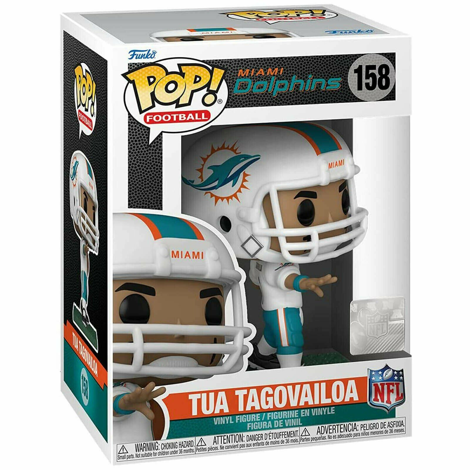 Funko Pop Football - NFL - Miami Dolphins - Tua Tagovailoa #158