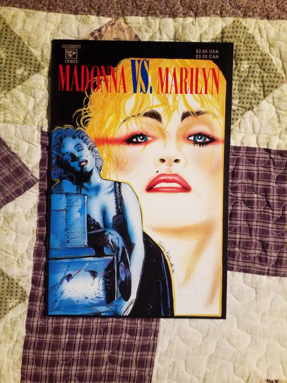 ~Madonna VS. Marilyn~No. 1~Celebrity Comics VF