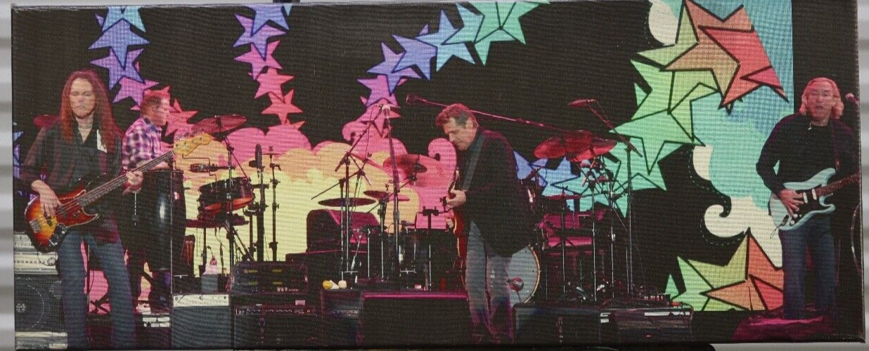The Eagles in concert  HIGH REZ Art Print Stretched on Canvas 15.5\