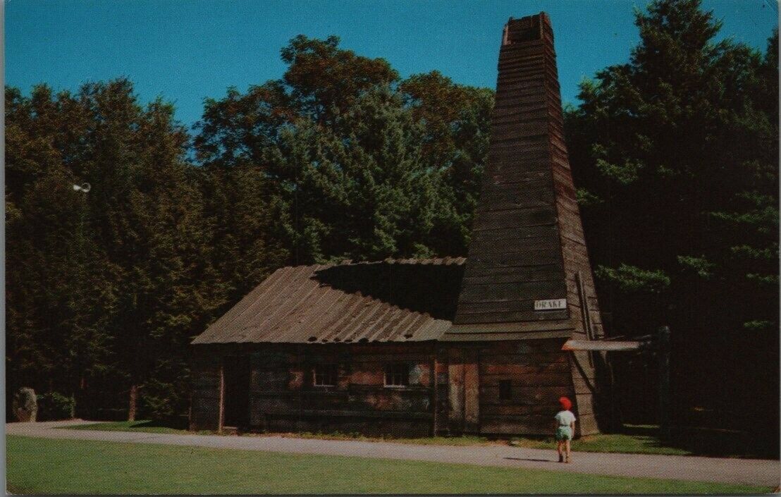 The Drake Well Near Titusville Pennsylvania Oil Postcard B285