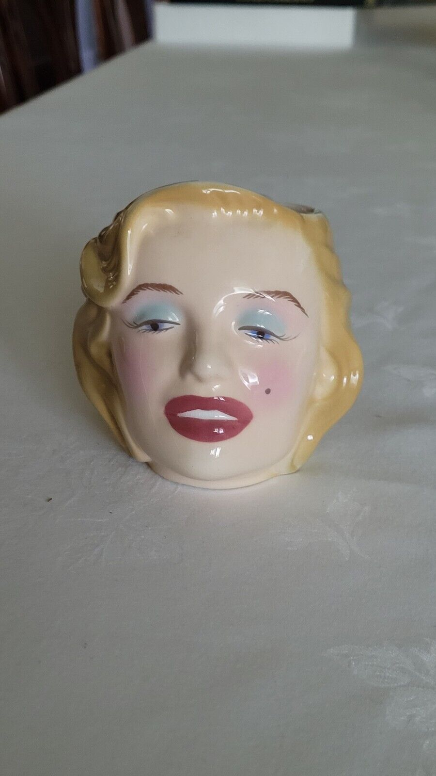 Vintage Marilyn Monroe 3D Face Mug by Clay Art San Francisco 1988