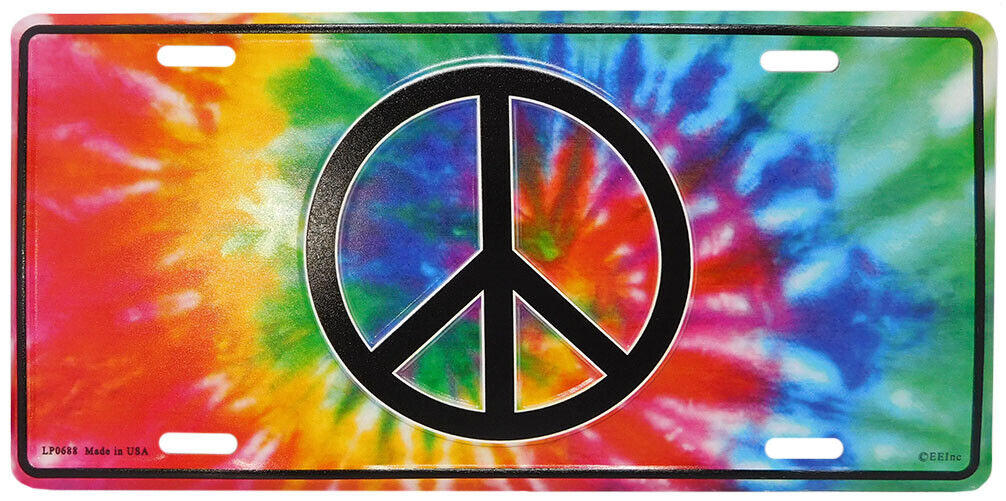 Tie Dye Peace Sign Symbol 6