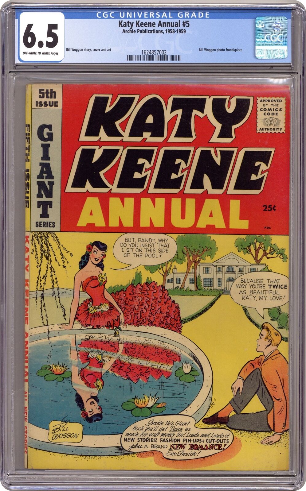 Katy Keene Annual #5 CGC 6.5 1959 1624857002