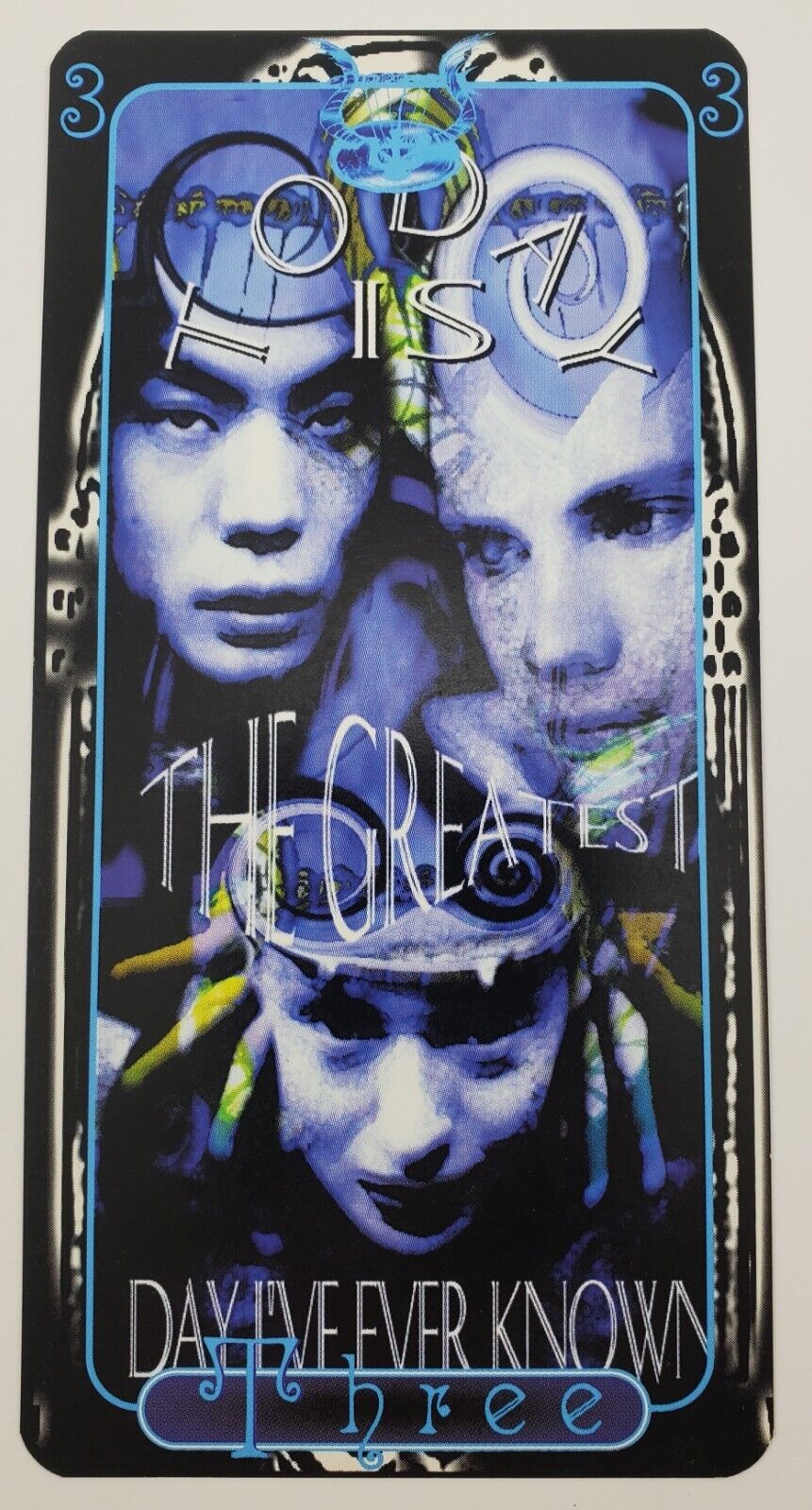 The Smashing Pumpkins Rock n Roll Tarot Card 1st Edition signed by Chris Paradis
