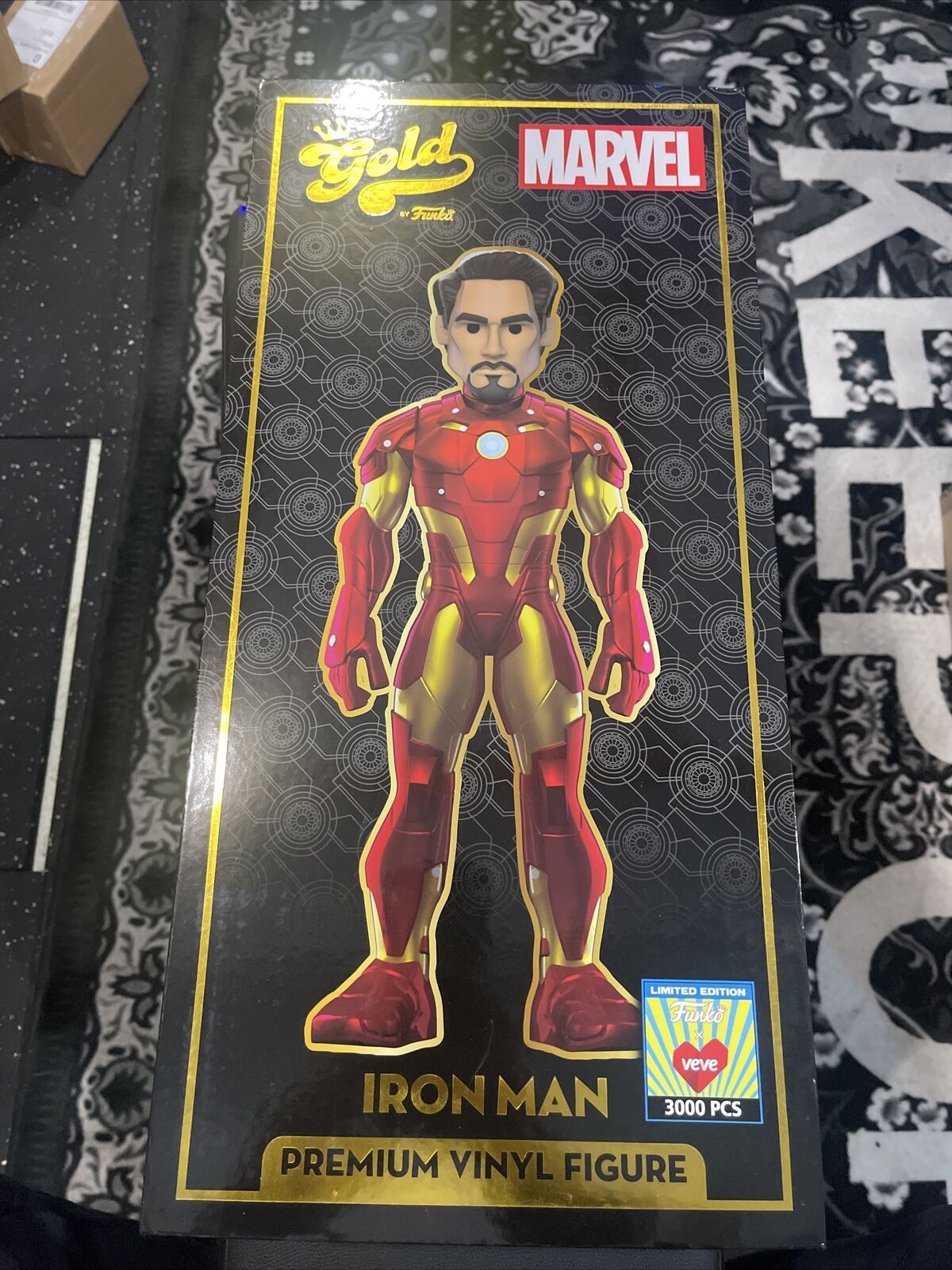 Marvel Iron Man Gold by Funko Premium Vinyl Figure 3000 Pieces total  Veve