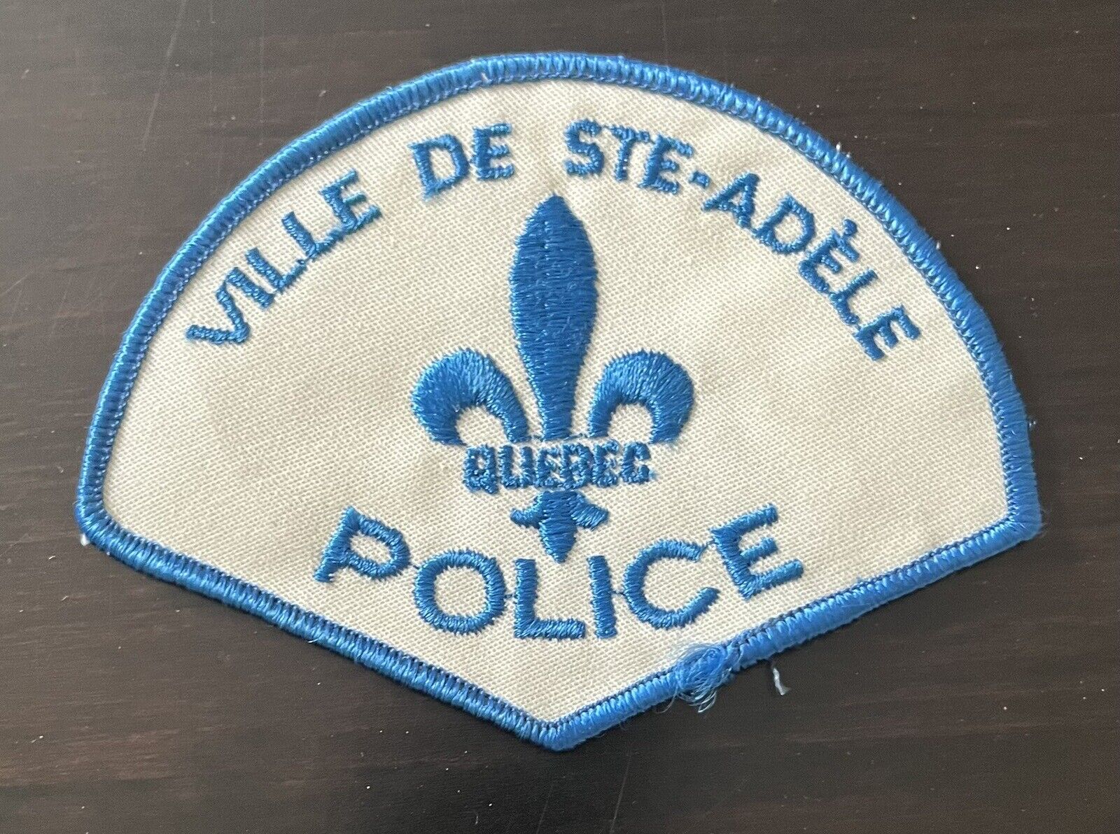 Ville De Ste-Adele Quebec Canada Police Patch