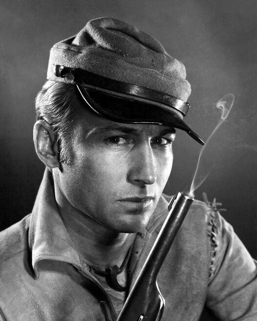 TV Series Actor NICK ADAMS as Johnny Yuma in THE REBEL Glossy 8x10 Photo Poster