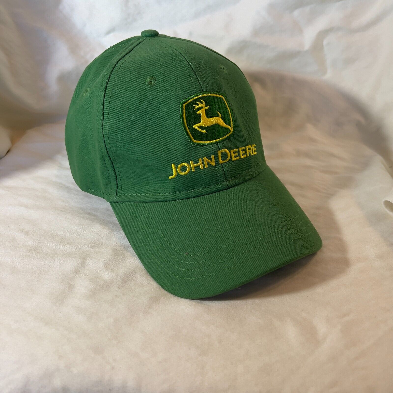John Deere Baseball Cap Adjustable Strap Back/One Size -RN# 114640 Green