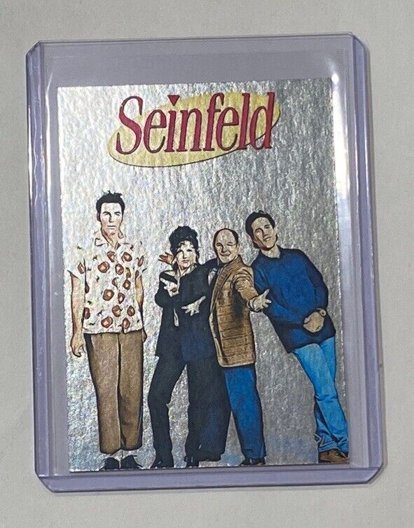 Seinfeld Platinum Plated Artist Signed “A Show About Nothing” Trading Card 1/1