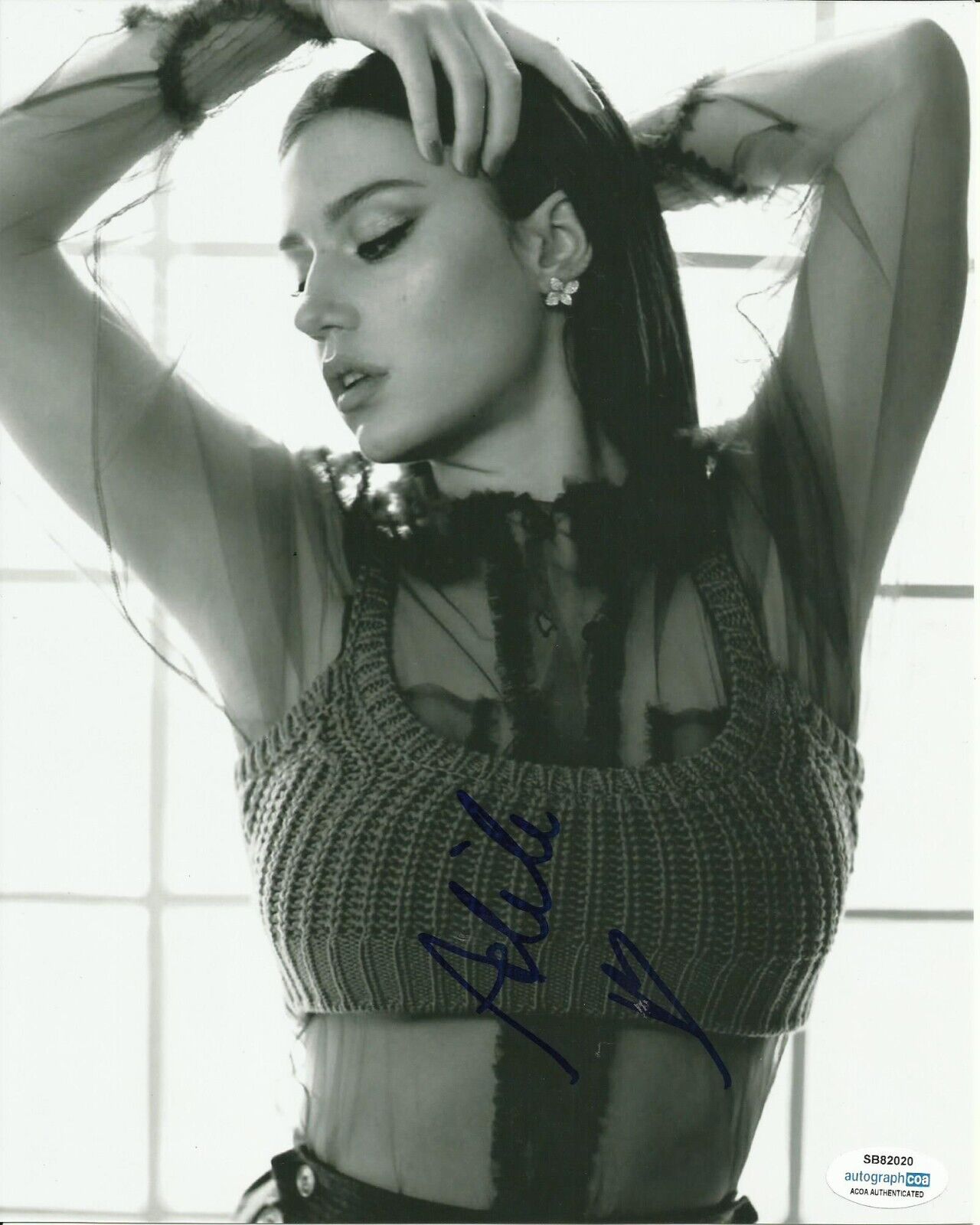 ADELE EXARCHOPOULOS SIGNED SEXY PHOTO  (5) also ACOA cert