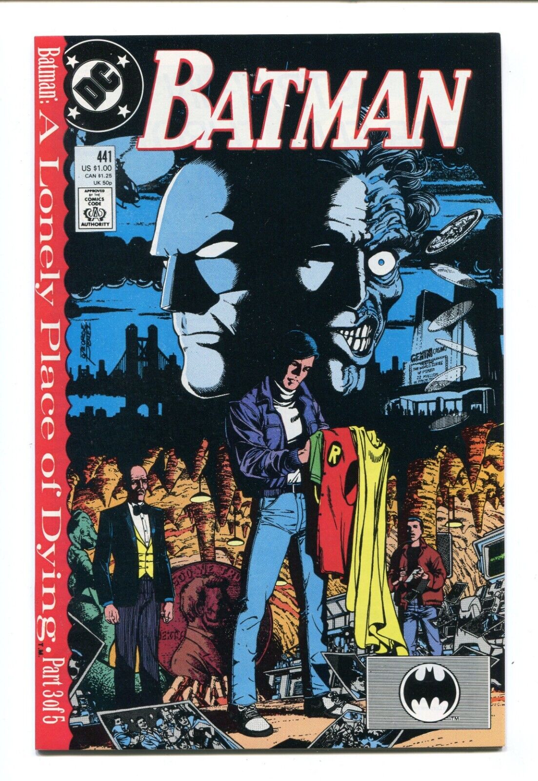 BATMAN #441 - TIM DRAKE - DICK GRAYSON NIGHTWING - UNREAD NM+ COPY - 1989