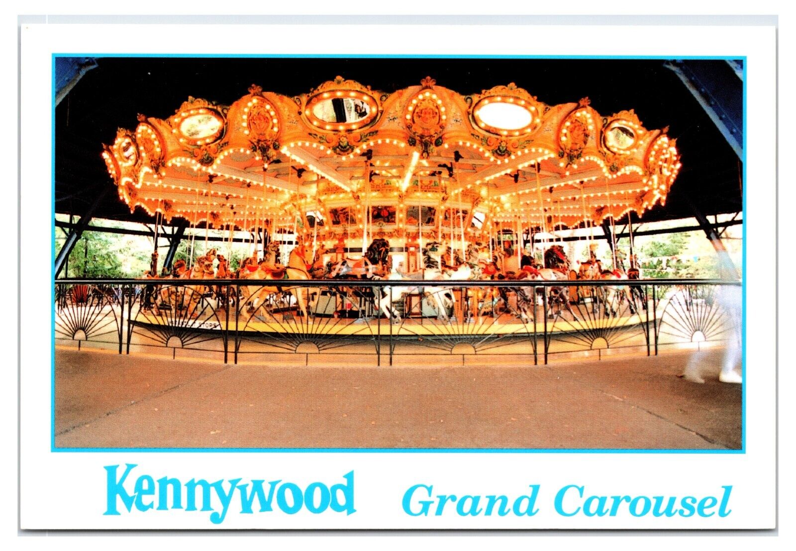 Vintage 1980s- Kennywood Carousel - Pittsburgh, Pennsylvania Postcard (UnPosted)