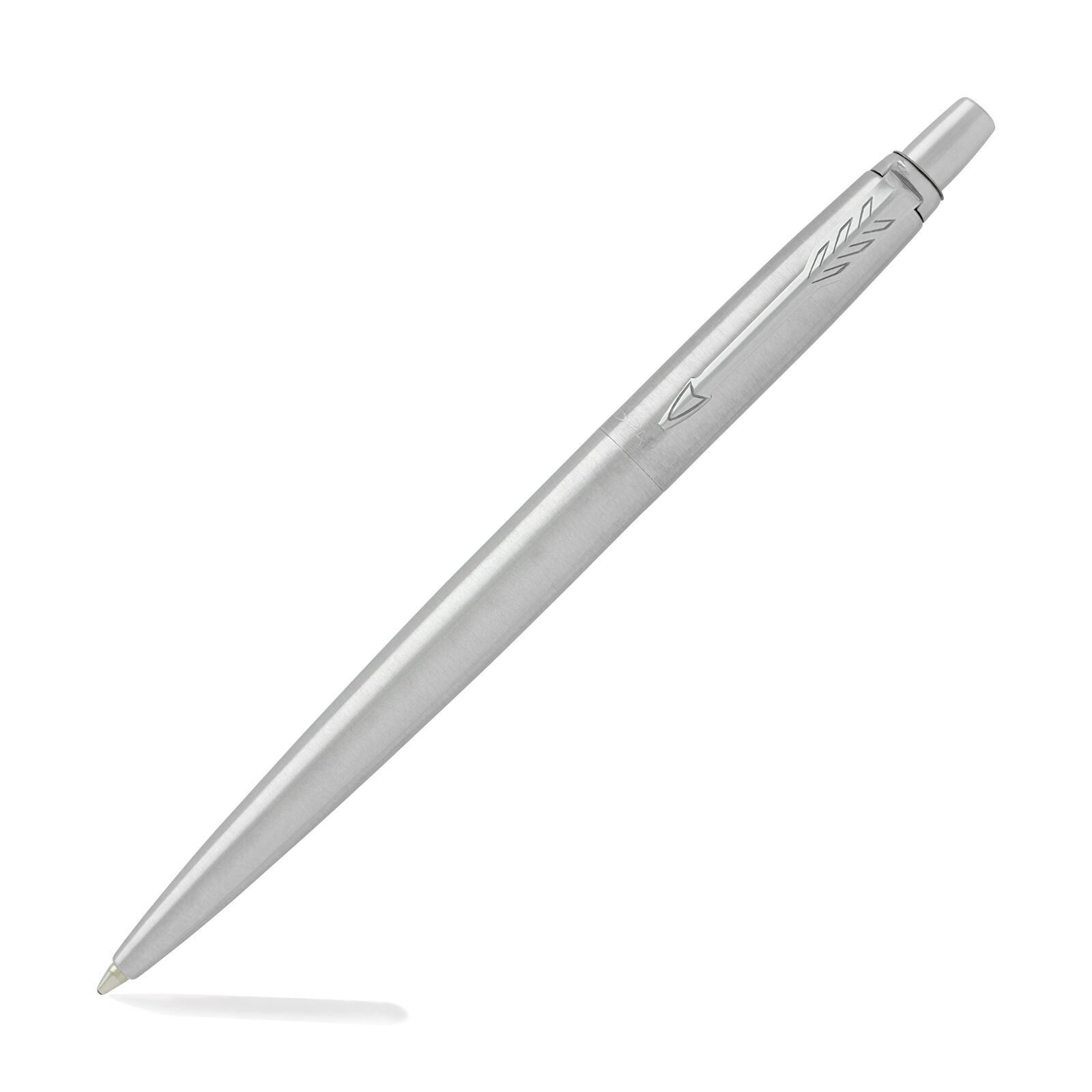 Parker Jotter Stainless Steel Chrome Trim Ballpoint Pen  (Black Ink) NEW