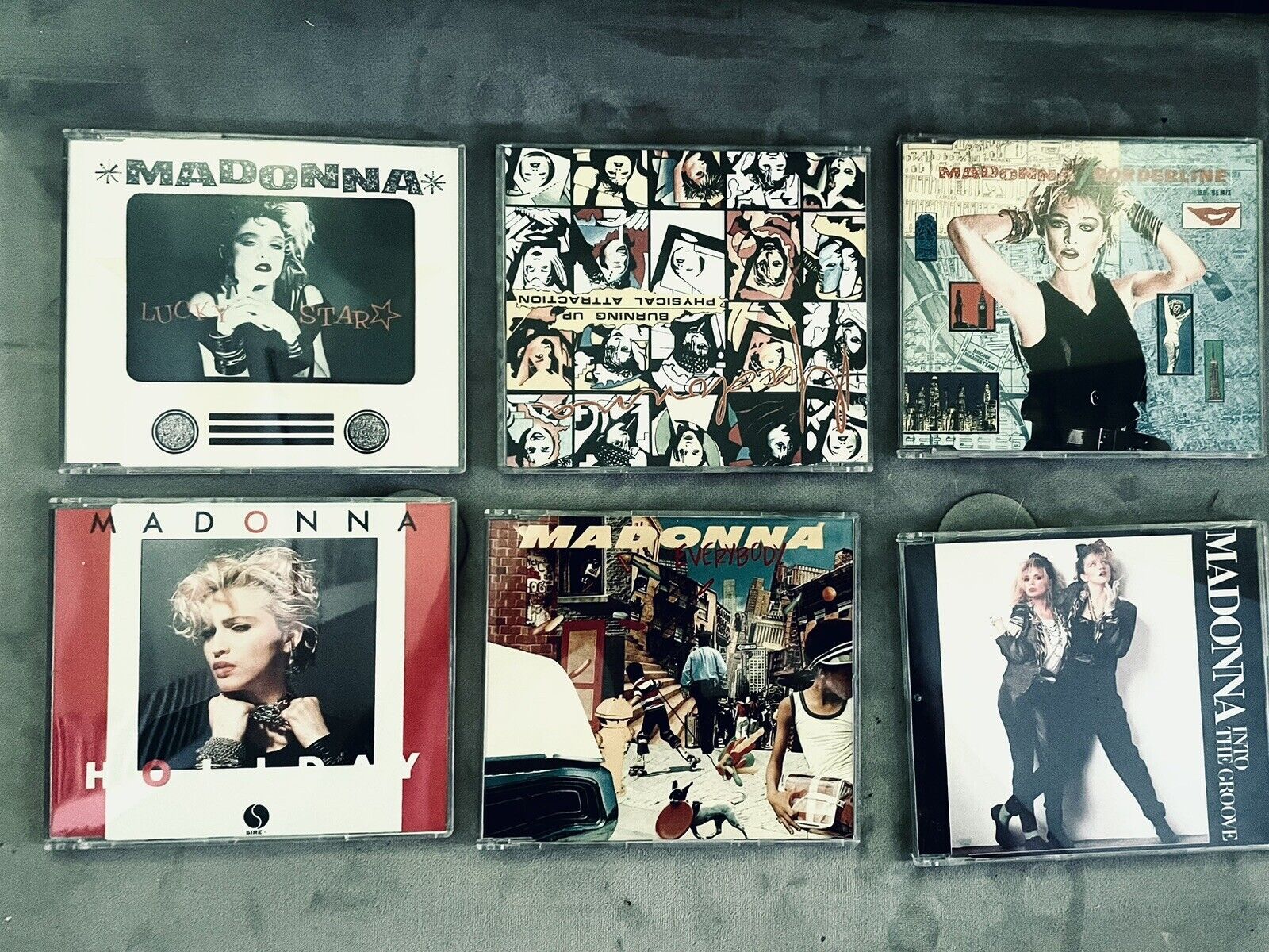 Madonna 80's - CD Singles Imports Bundle Of 6. Excellent Con, Holiday, Borderlin
