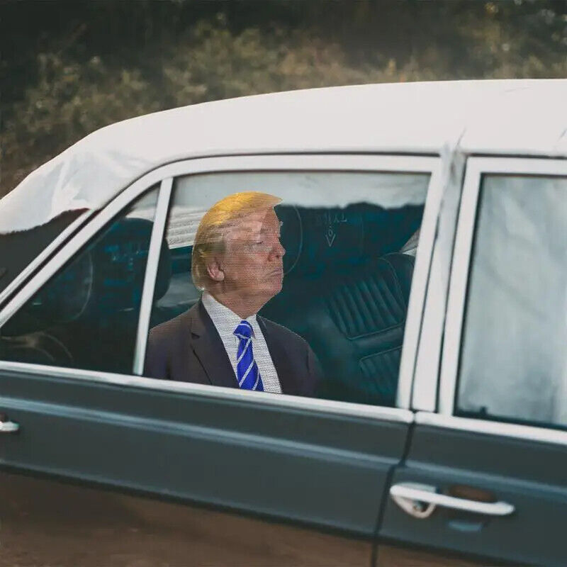 2024 President Donald Trump Car Decal Sticker April Fool Passenger Side Window