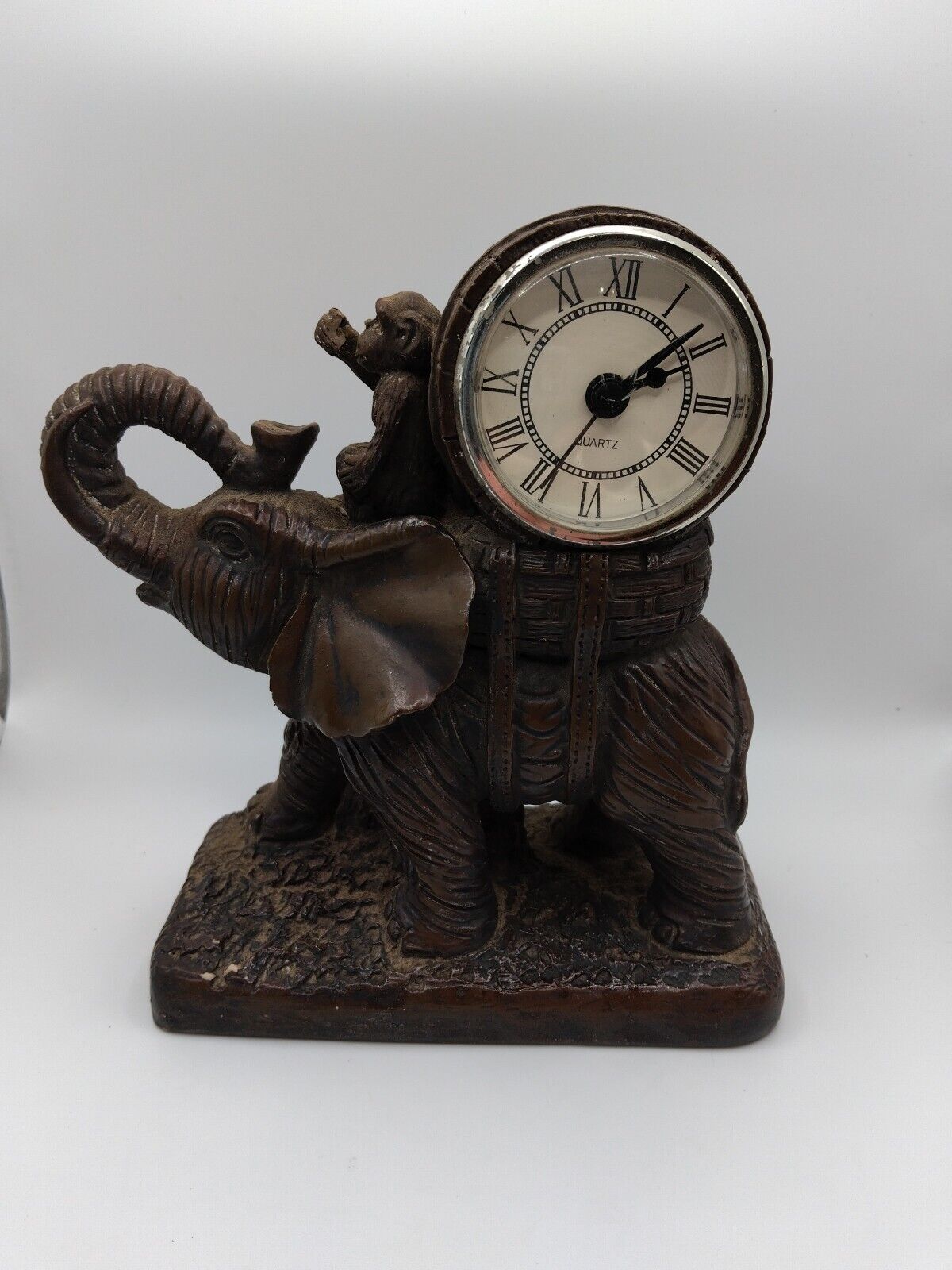 Vintage Colonial Clock Co.  Elephant Clock