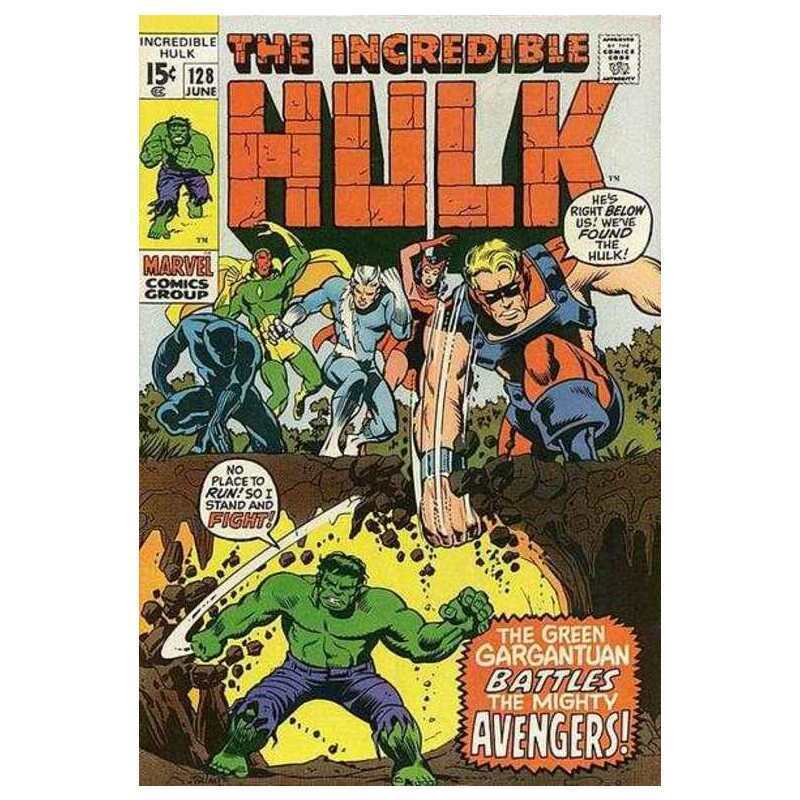 Incredible Hulk (1968 series) #128 in Fine condition. Marvel comics [p.