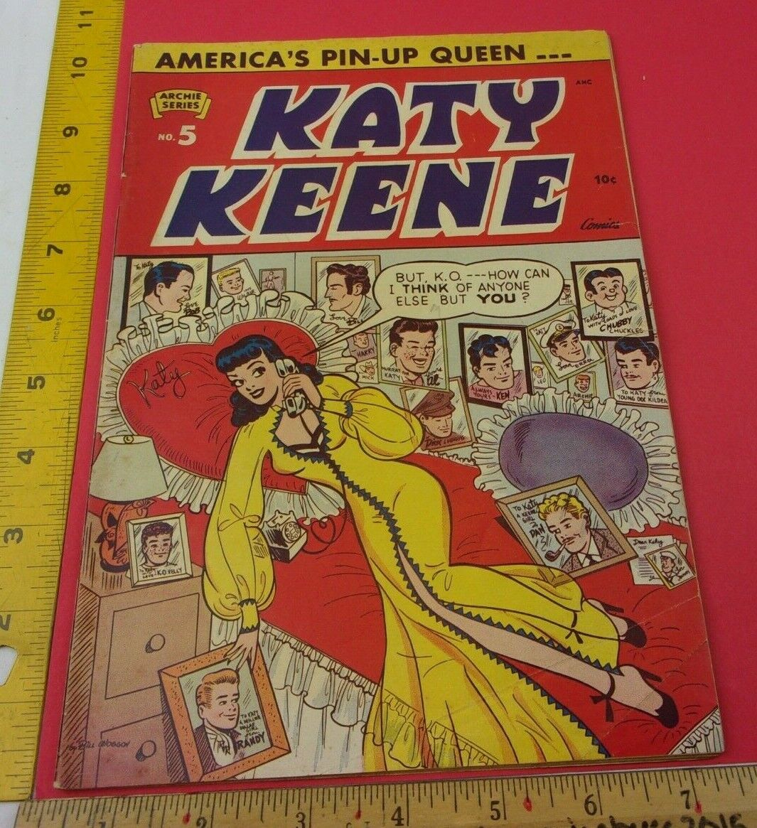 Katy Keene #5 comic book VG+ 1950s Bill Woggon Golden Age