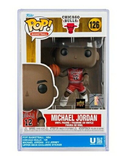 Michael Jordan FUNKO #126 POP UPPER DECK UNCIRCULATED #12  NEW  In hand