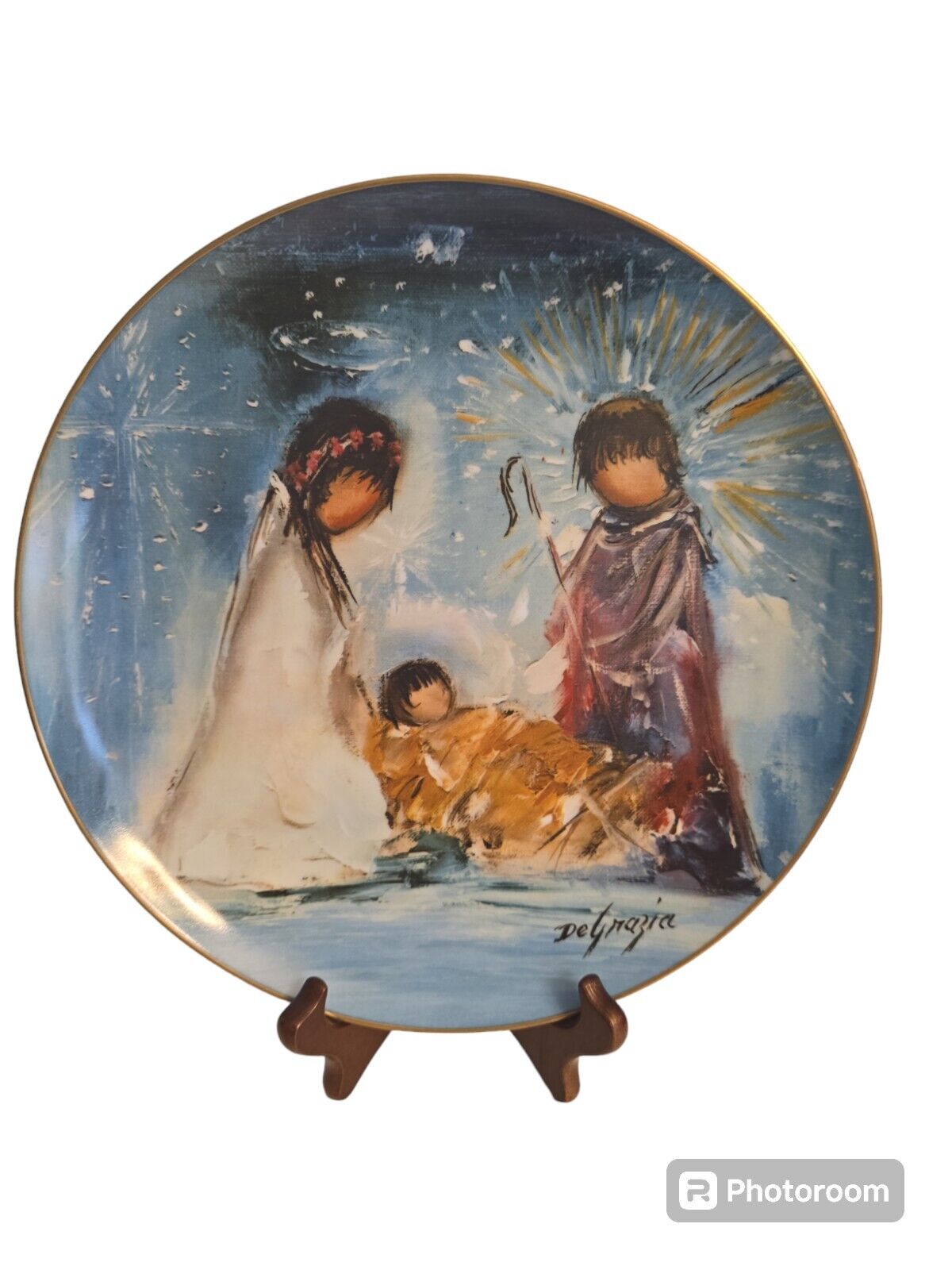 Vintage 1979 De Grazia Holiday Series The Nativity 10\