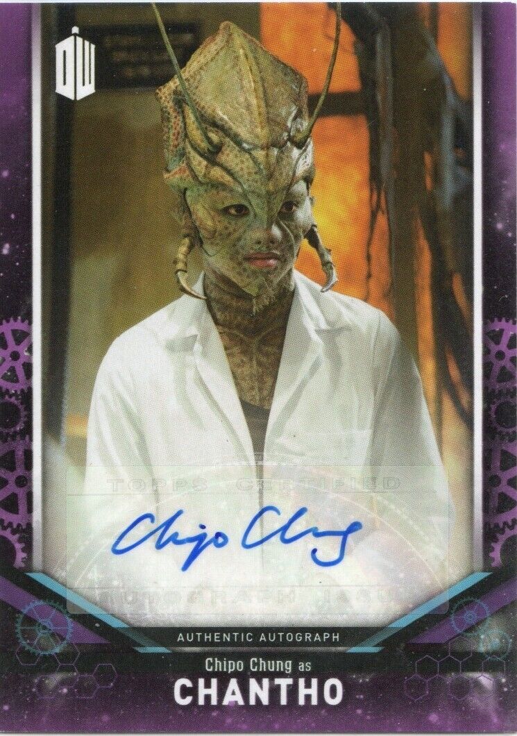 CHIPO CHUNG Autograph trading card- DOCTOR WHO 2018 Signature Series