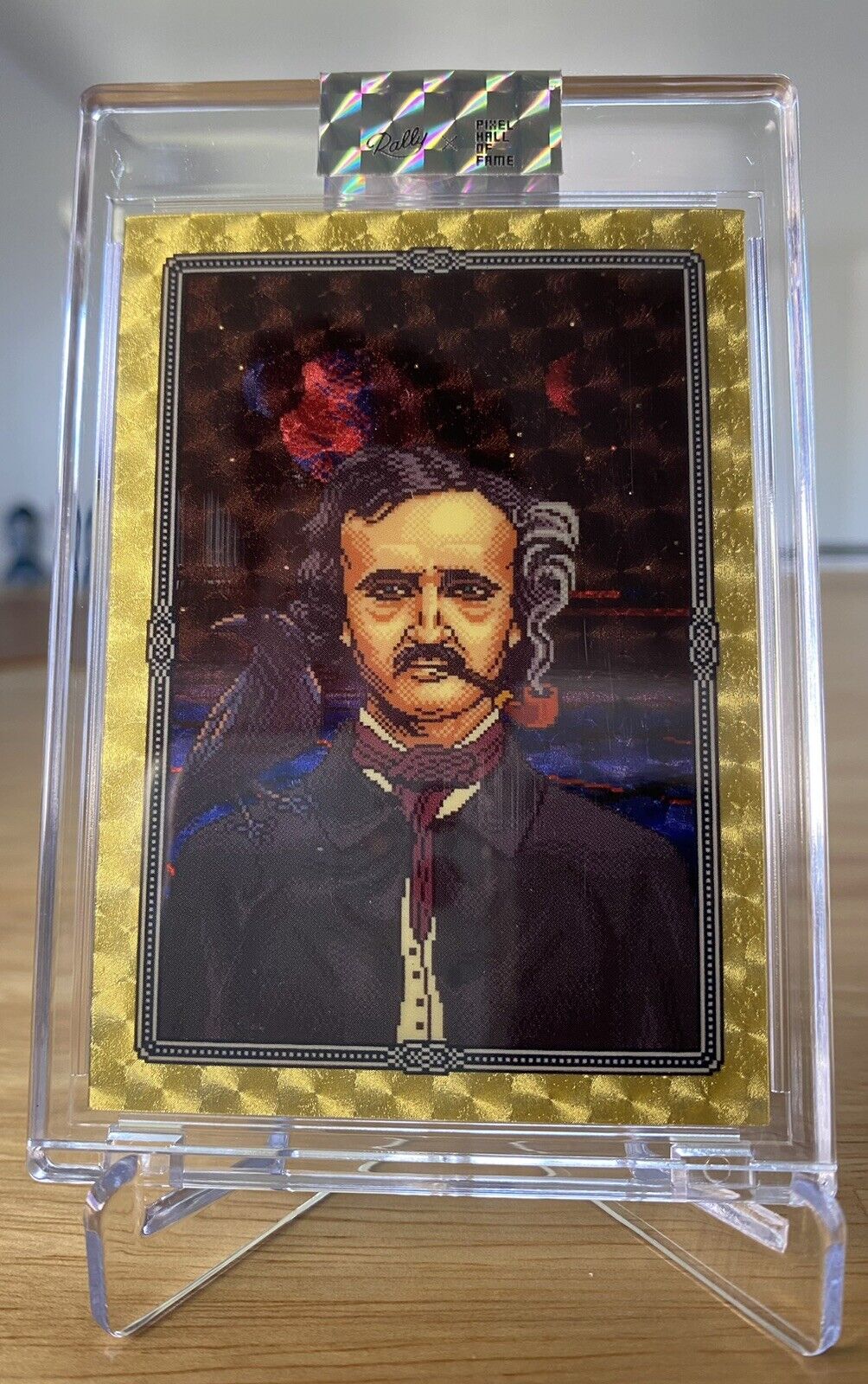 Edgar Allan Poe Rally Rd. Pixel Hall of Fame REFRACTOR 1/1 One Of One Relic