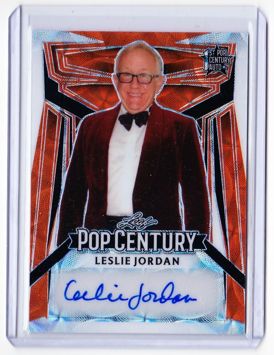 Leslie Jordan 2023 Pop Century Autograph Card # 1/2  Auto Will & Grace