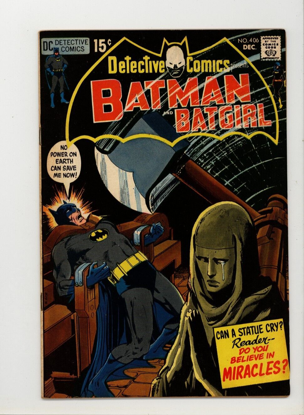 Detective Comics 406 VF- Neal Adams Cover 1970
