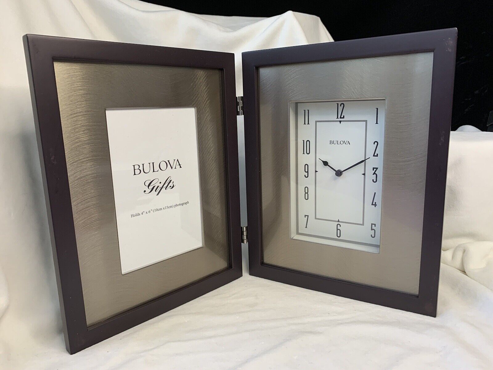 Bulova Desk Clock & Picture Frame