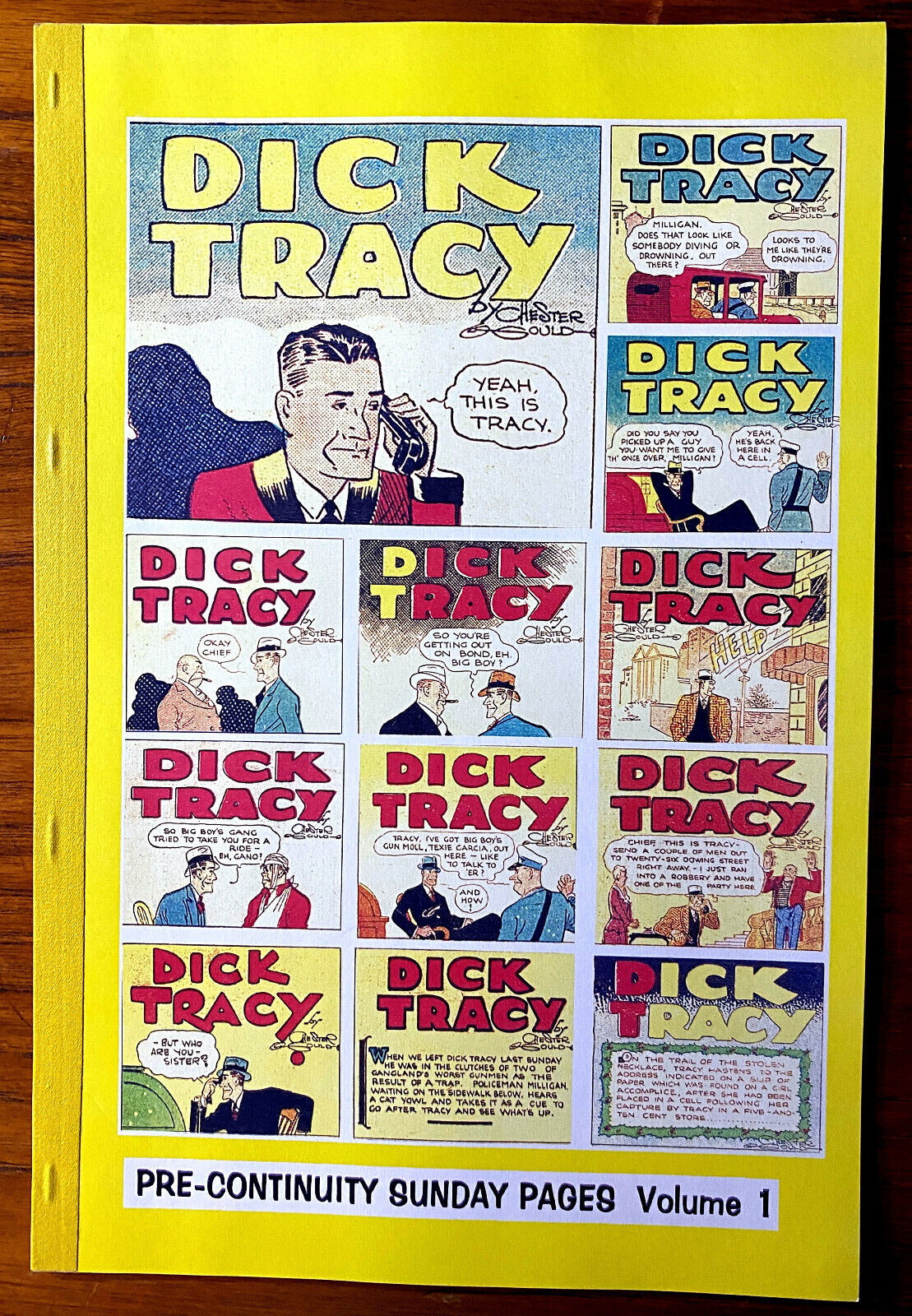 DICK TRACY SUNDAY  NEWSPAPER COMIC STRIP BOOKS