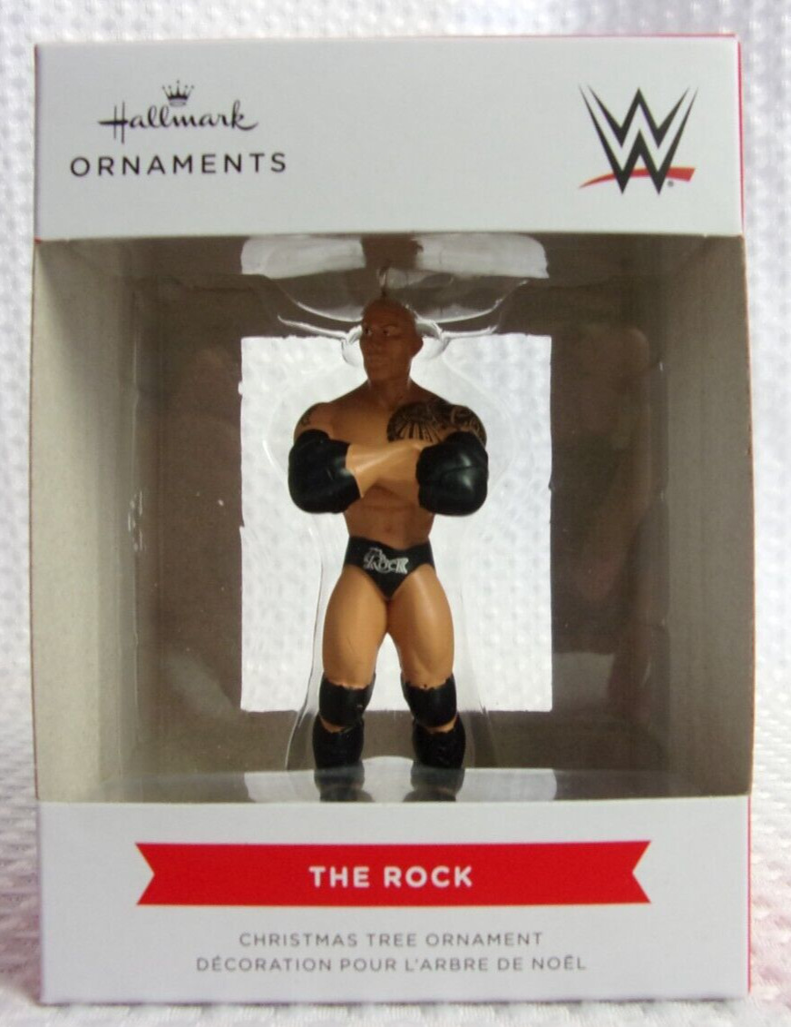 Hallmark WWE Christmas Ornament Dwayne The Rock Johnson New in Package 2022