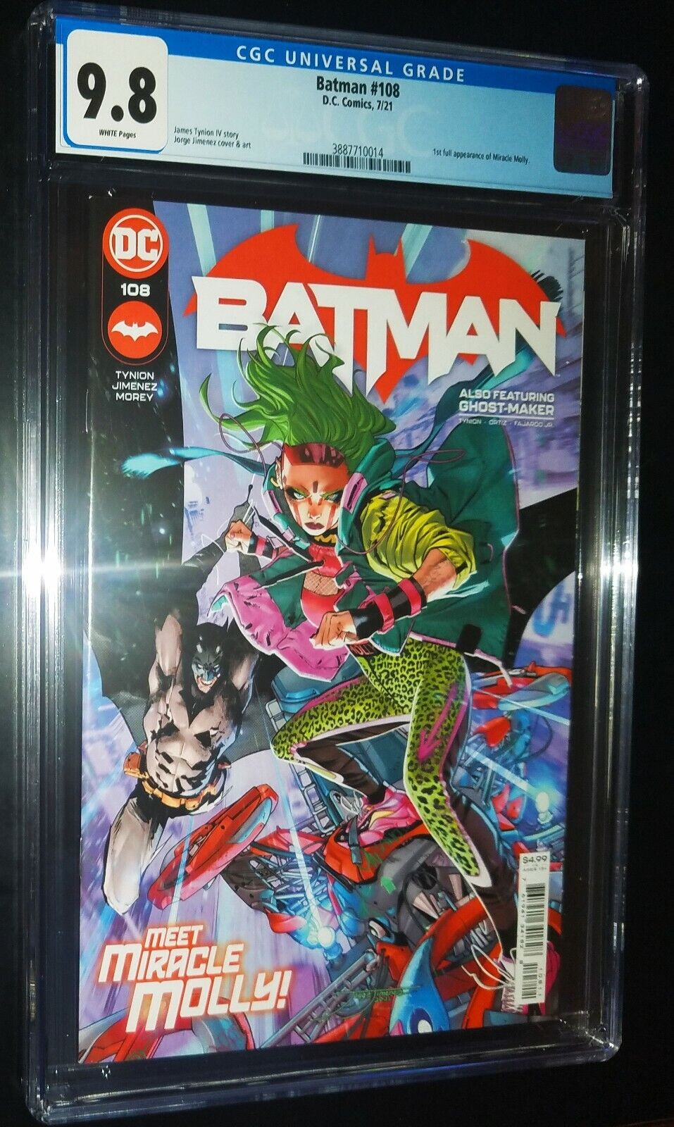 BATMAN CGC #108 2021 DC Comics CGC 9.8 NM-MT White Pages x