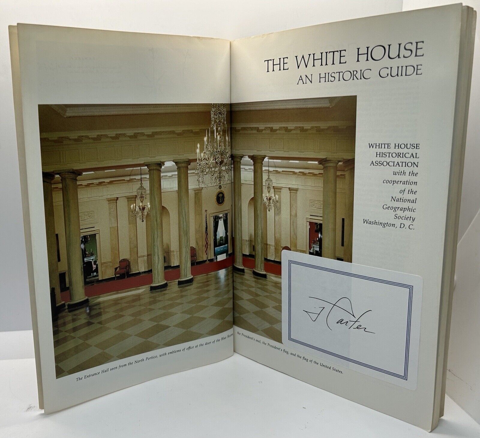 Jimmy Carter Signed The White House Historic Guide Book Autographed POTUS