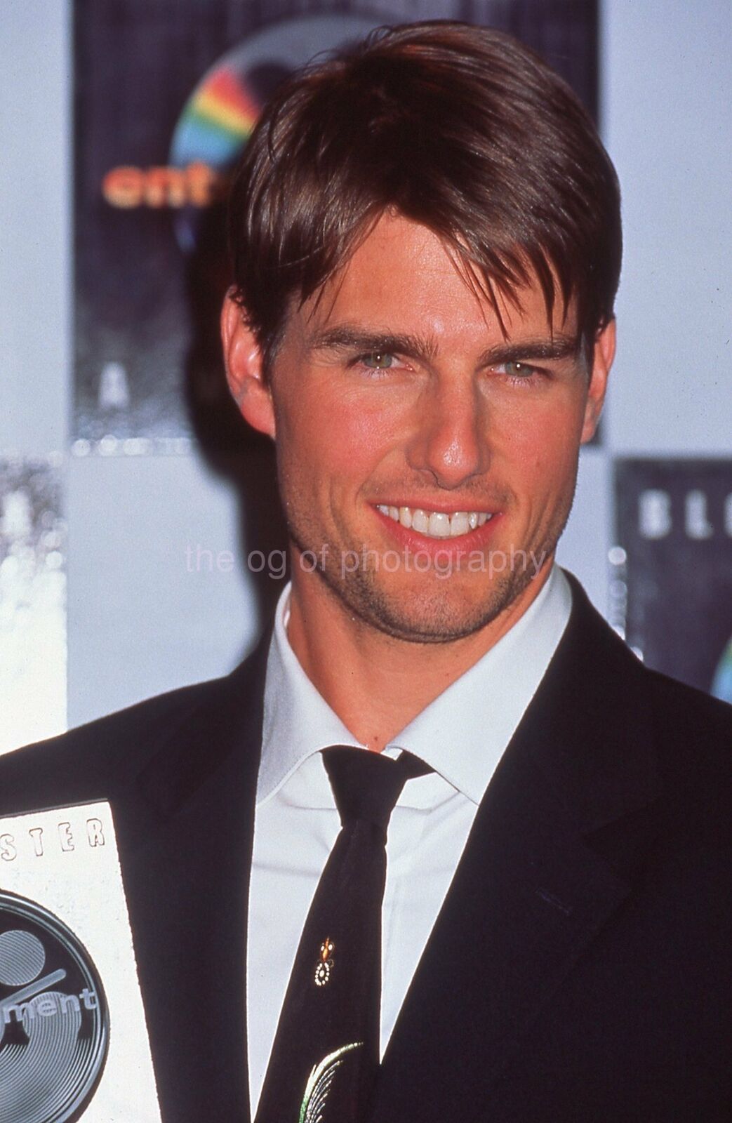 TOM CRUISE Vintage 35mm FOUND SLIDE Transparency MOVIE ACTOR Photo  010 T 11 Q