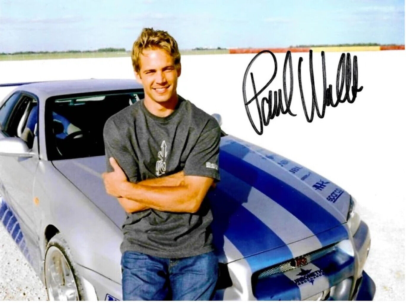 Paul Walker Fast and Furious signed 8.5x11 Signed Photo Reprint