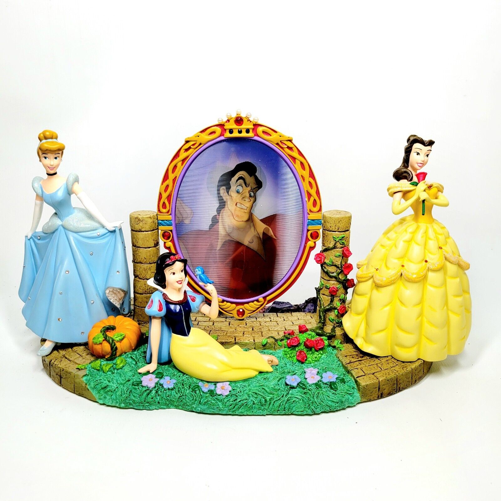 2004 Disney Villains Princesses Figurine Lenticular Movable Frame LE 400 NIB
