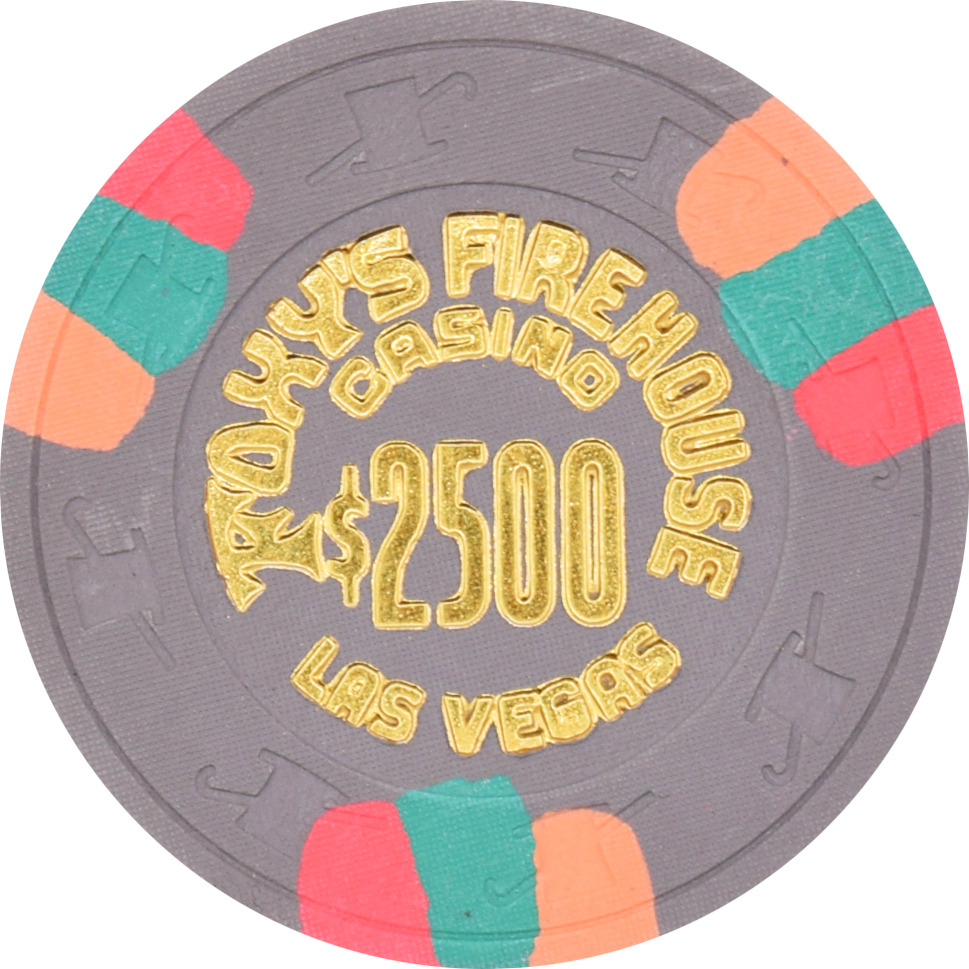 Foxy's Firehouse Casino Las Vegas Nevada $2500 Chip 1995