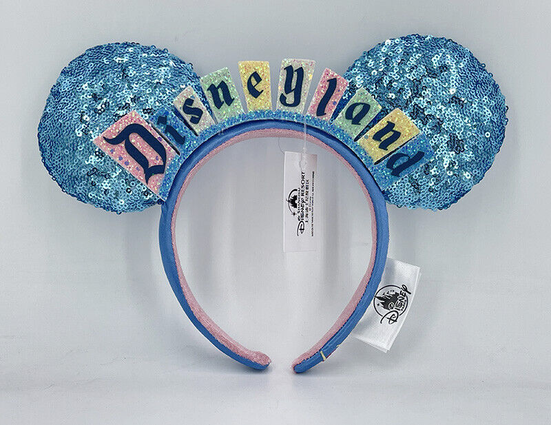 Disneyland Marquee Sign Ears Headband Disney Parks Happiest Place Edition